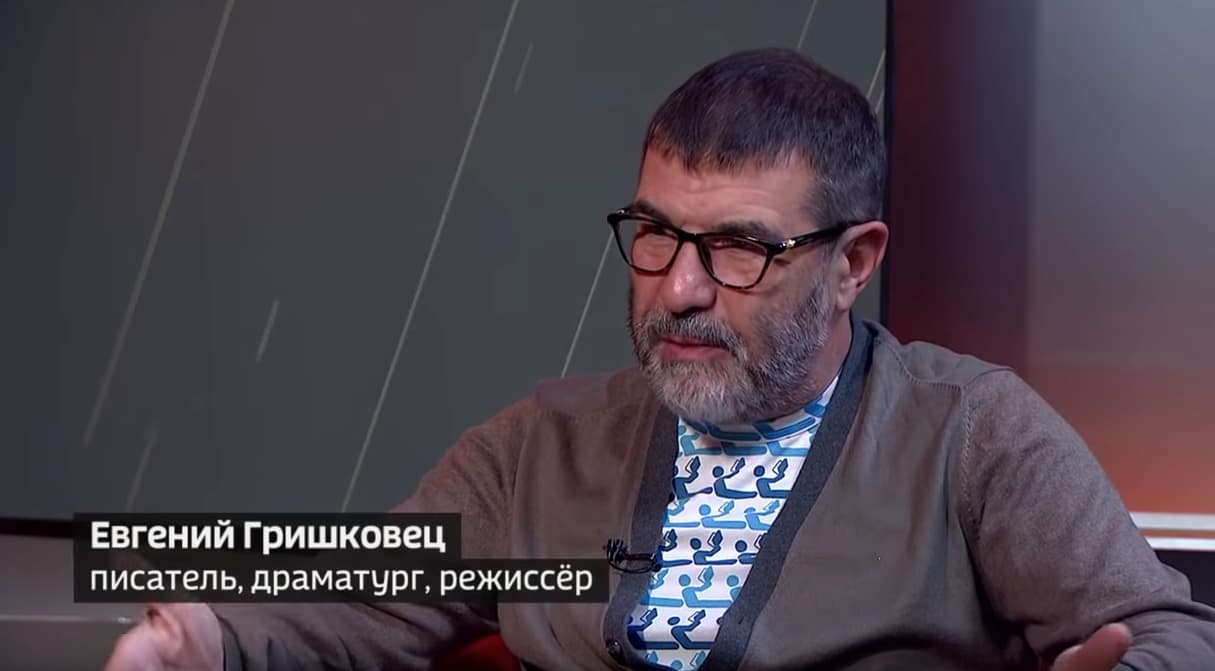Ukrainoje daudžiamo aktoriaus, režisieriaus ir dramaturgo Jevgenijaus Griškoveco interviu laidai „Srautas“