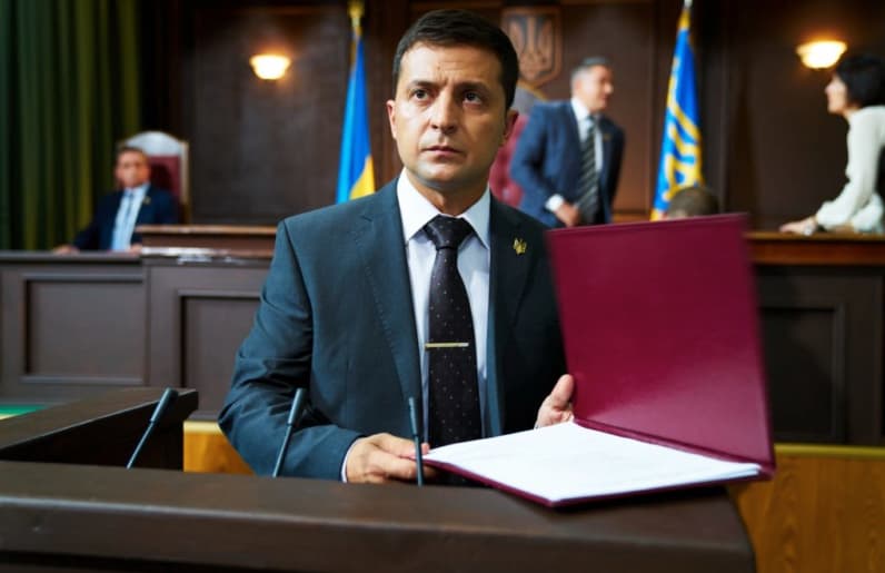 V. Zelenskis patvirtino, kad sieks Ukrainos prezidento posto