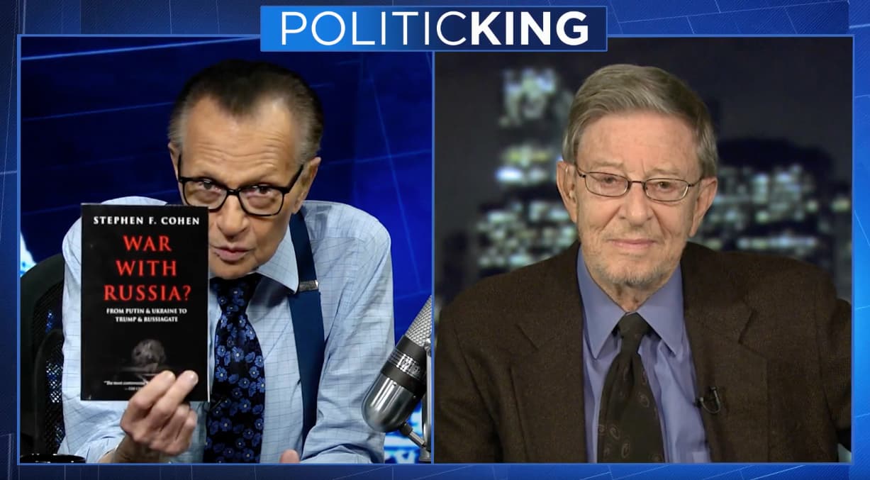 Lietuvoje draudžiamas žiūrėti ir klausyti L. Kingo interviu su S. Koenu