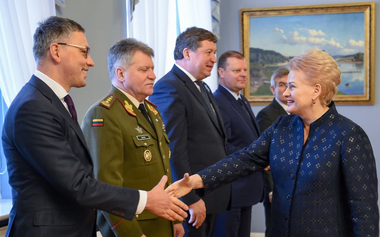 Susitikimo akimirka. Nuotr. prezidentas.lt