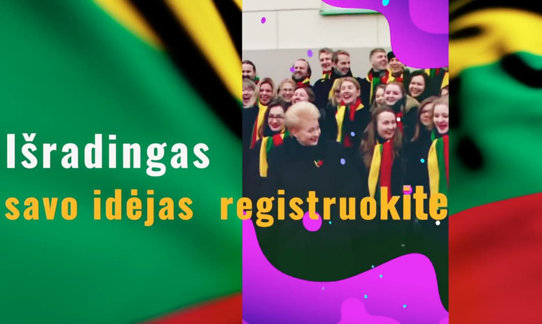 Per prezidentės inicijuotą akciją jau paskelbta rekordiškai daug – tūkstančiai originalių idėjų apie vasario 16 šventimą