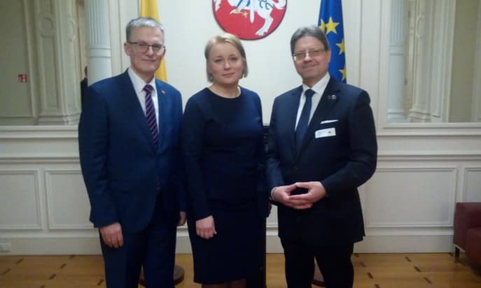 J. Sabatauskas ir S. Šedbaras Briuselyje aptarė ES politikos ir teisės aktualijas