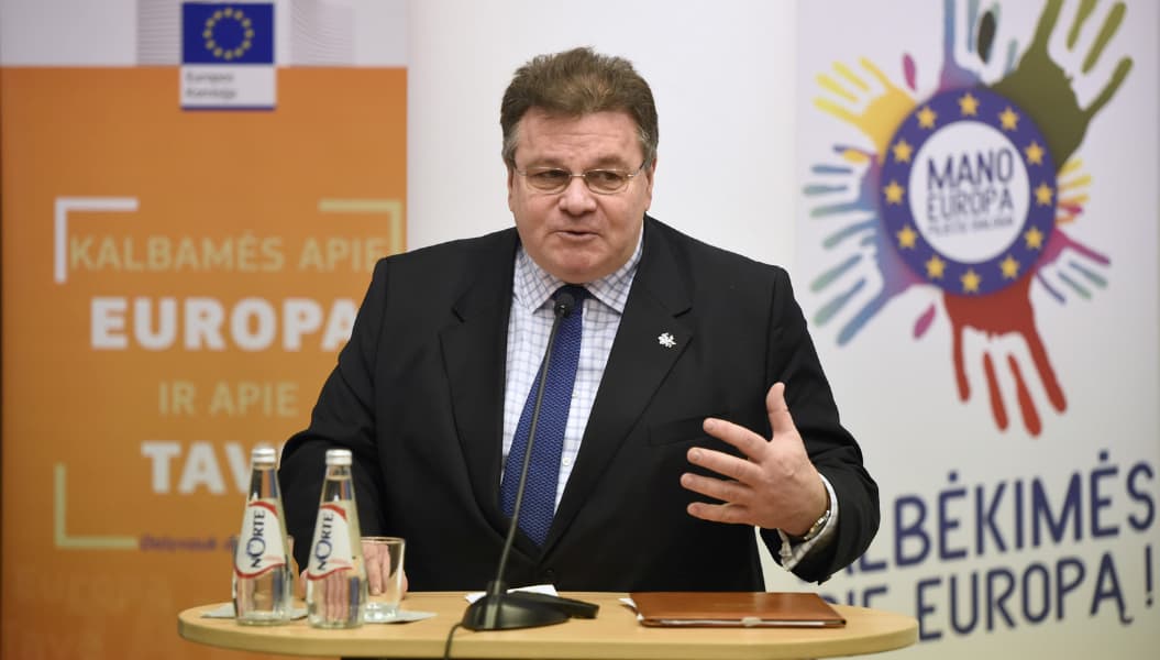 Lietuvos diplomatijos vadovas L. Linkevičius. Nuotr. urm.lt