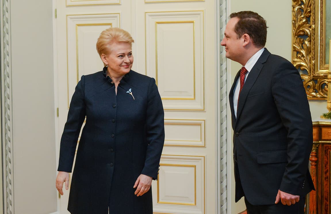 Prezidentė D. Grybauskaitė ir Generalinis prokuroras E. Pašilis. Nuotr. prezidentas.lt
