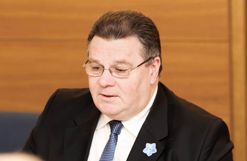 Lietuvos diplomatijos vadovas L. Linkevičius. Nuotr. urm.lt