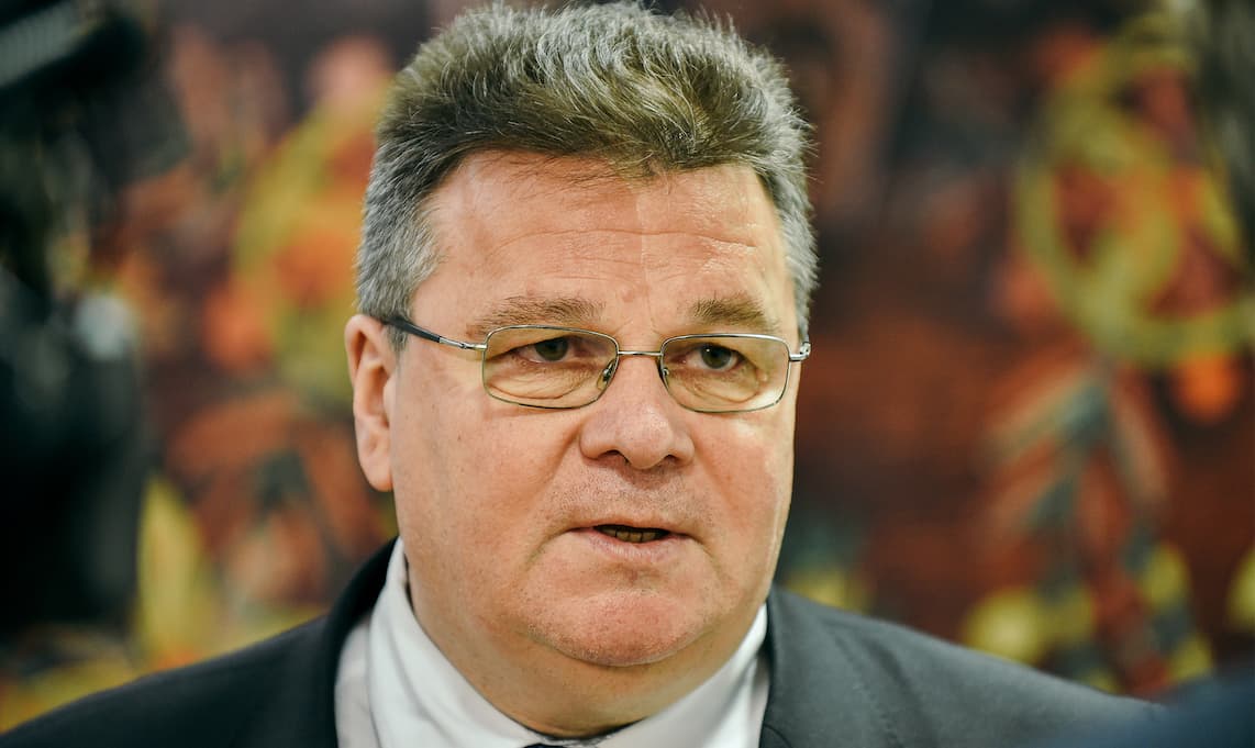 Lietuvos diplomatijos vadovas L. Linkevičius. Nuotr. urm.lt