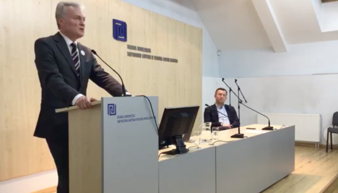 Gitanas Nausėda pristatė savo programą: pirma kelionė būtų į Lenkiją, dėl Rusijos iliuzijų neturi