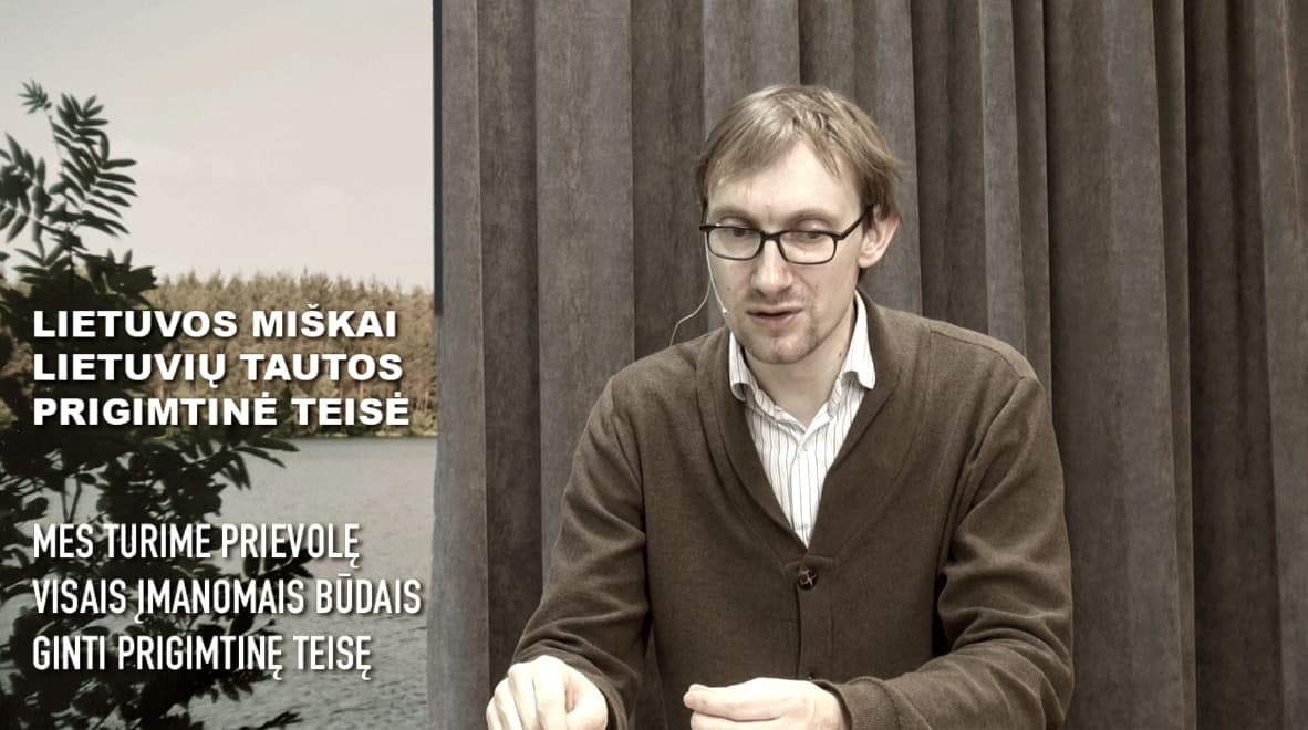Vasalų administruojamoje Lietuvoje miškai šiandien kertami taip pat intensyviai, kaip nacių okupacijos laikais