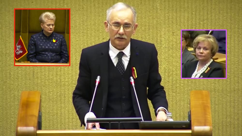 Štai toks turi būti Lietuvos užsienio reikalų ministras: signataro Egidijaus Bičkausko kalba Kovo 11-osios proga
