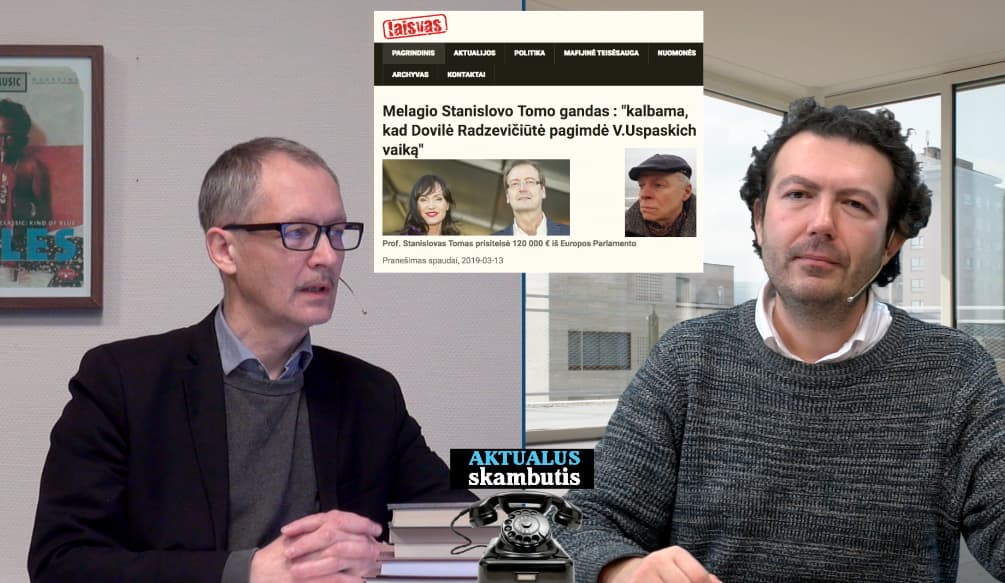 Stanislovo Tomo komentaras dėl jo grąžinimo į darbą Europos Parlamente