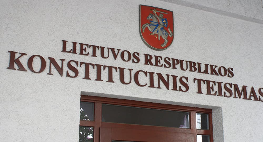 Argi valdžia nemato Konstitucinio Teismo melo?