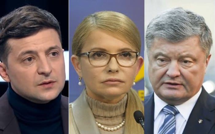 Prieš pat prezidento rinkimus Ukrainoje sociologų paskelbtos prognozės prognozuoja pergalę V. Zelenskiui
