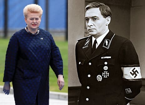 D. Grybauskaitė (kairėje) ir Štirlicas.