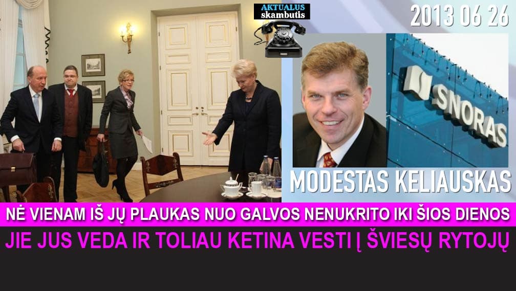 Banko „Snoras“ sunaikinimas – vienas iškiliausių naujosios Lietuvos firminių ženklų