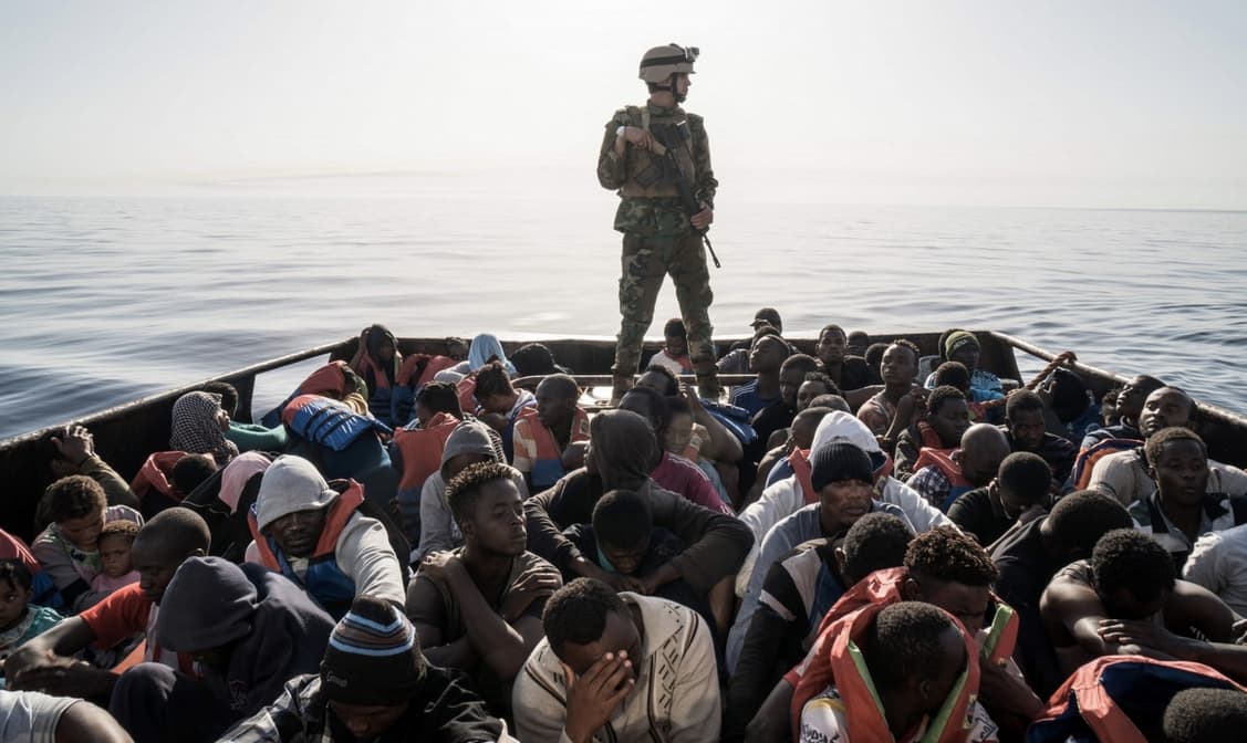 Išgelbėti pabėgeliai. Nuotr. washingtonpost.com