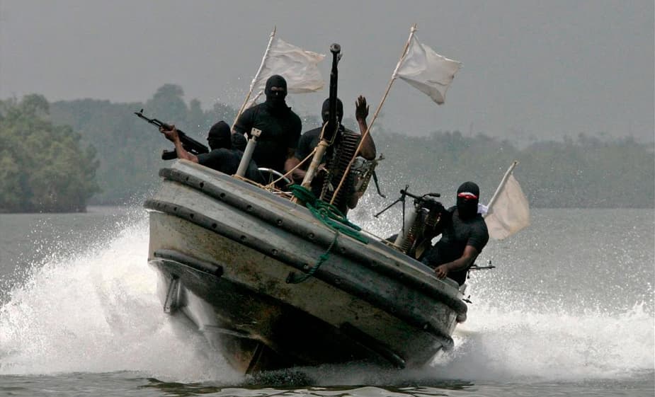 Somalio piratai.