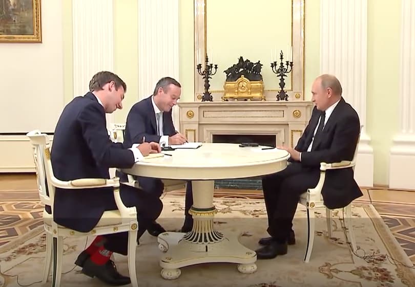 „Financial Times“ interviu su Rusijos prezidentu Vladimiru Putinu