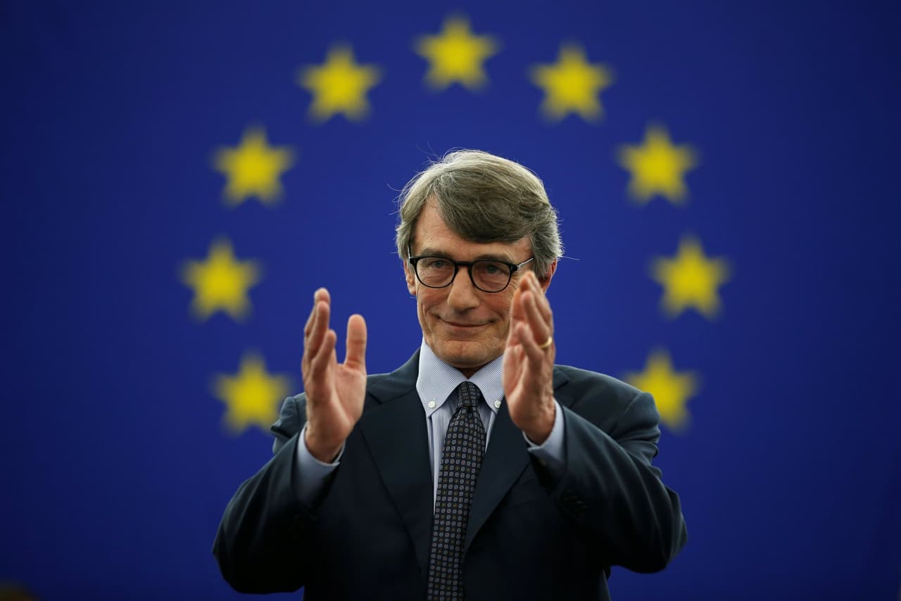 Europos Parlamento pirmininku išrinktas italų socialistas Davidas Marija Sasolis