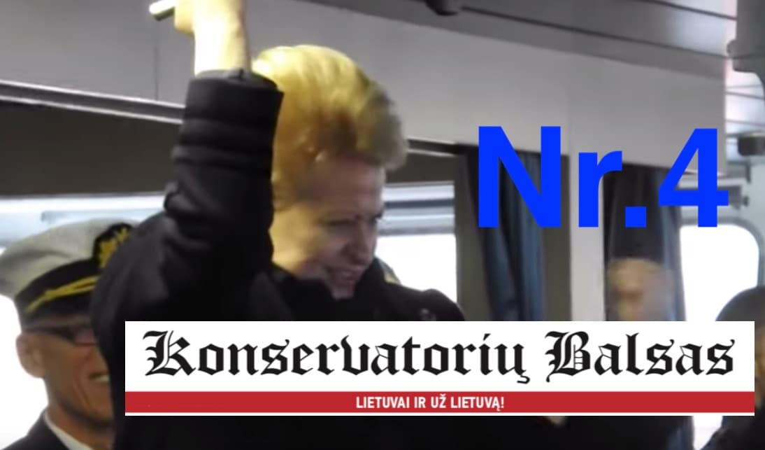 Laikraščio „Konservatorių balsas“ Nr. 4 pristatymas