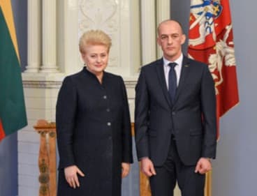 STT vadovas Žydrūnas Bartkus (dešinėje). Nuotr. prezidentas.lt