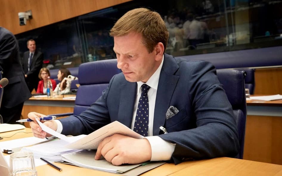 Finansų ministras V. Šapoka. Nuotr. facebook.com