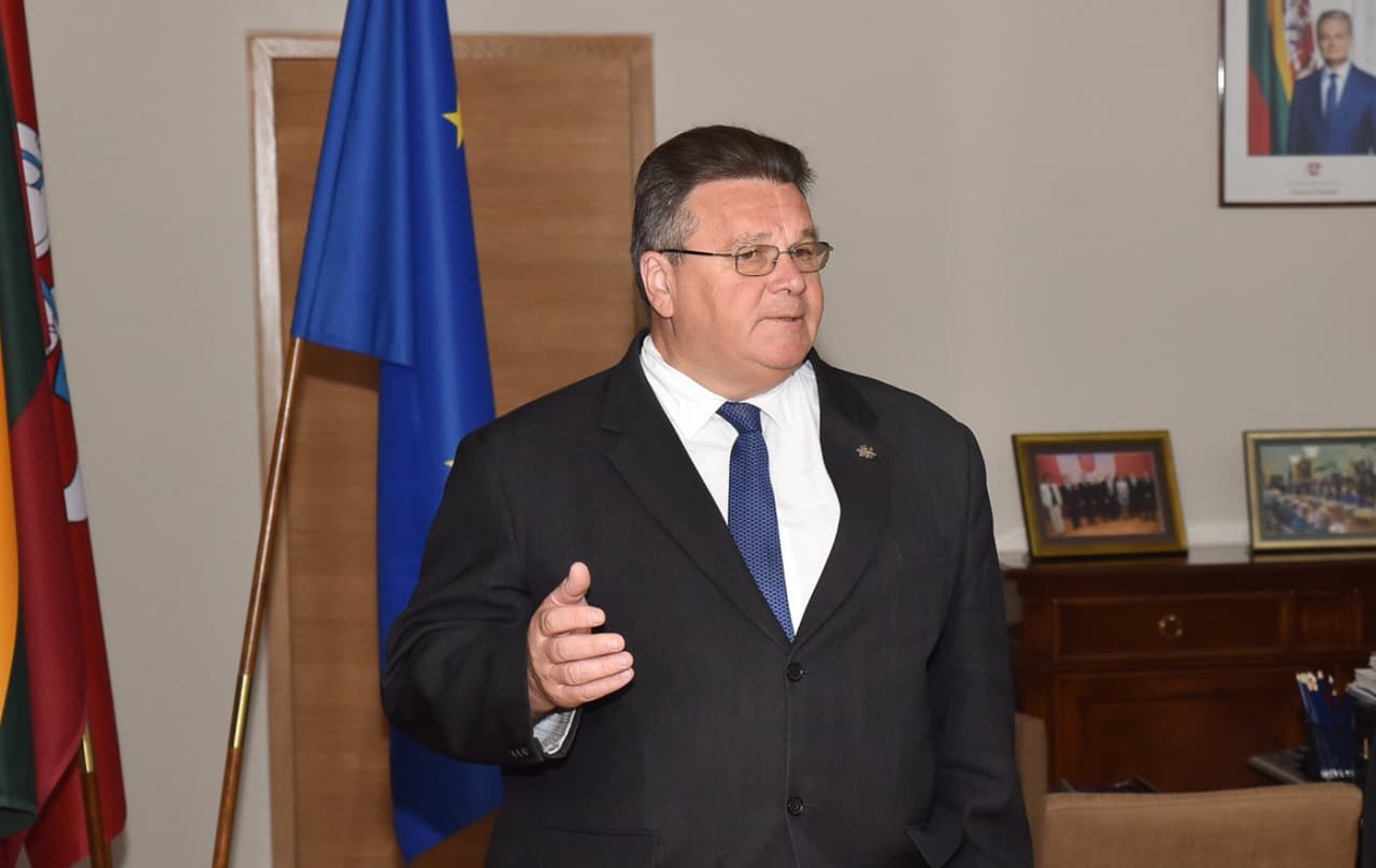 Lietuvos diplomatijos vadovas L. Linkevičius. Nuotr. urm.lt