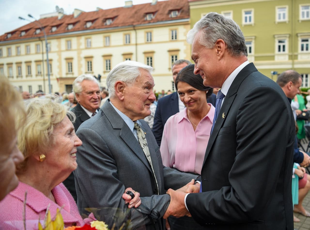 Prezidentas G. Nausėda (dešinėje). Nuotr. prezidentas.lt