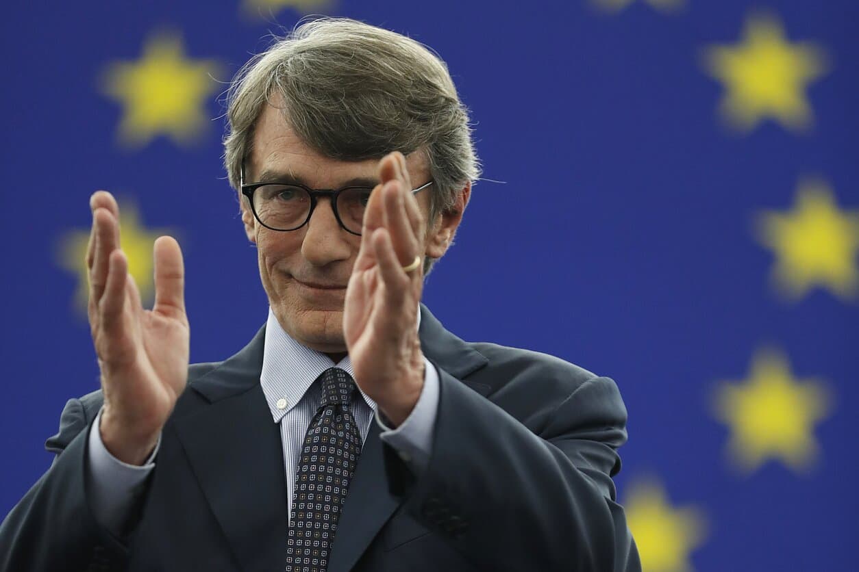 EP pirmininkas David Sassoli