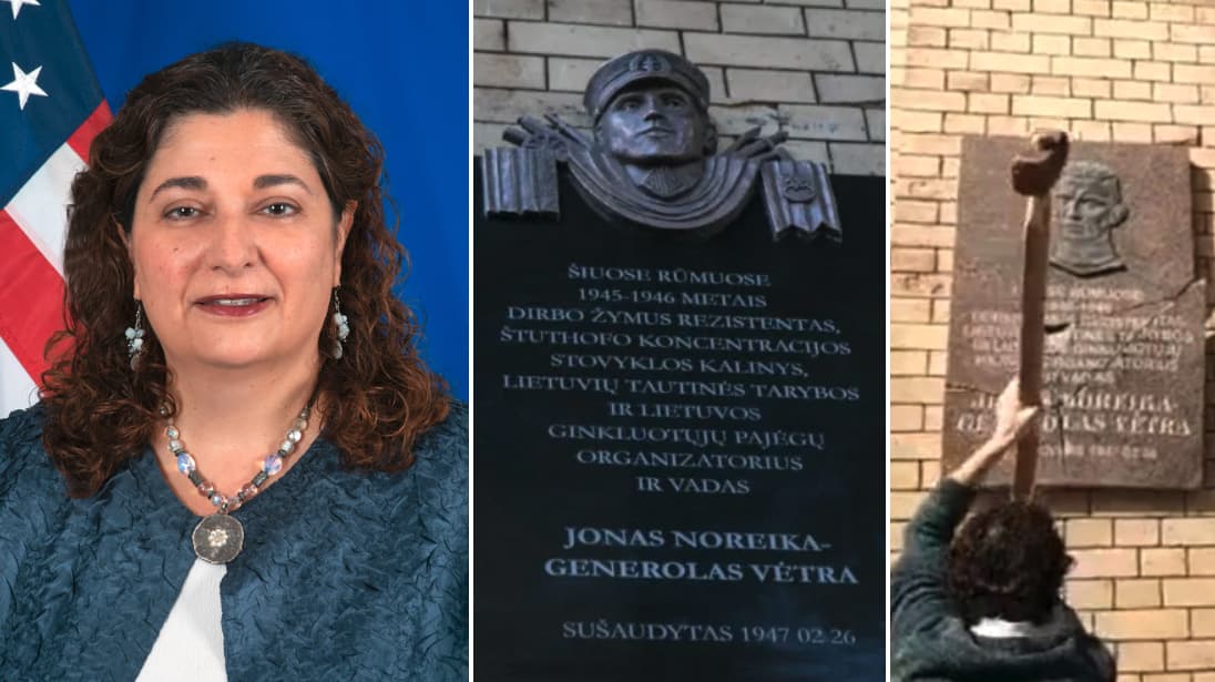 JAV reakcija į nacių kolaborantų šlovinimo apeigas Lietuvoje