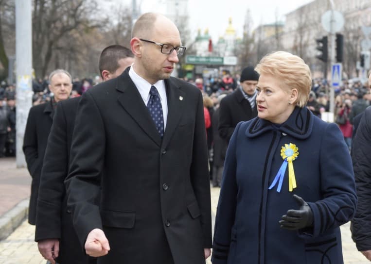 A. Jaceniukas (kairėje).