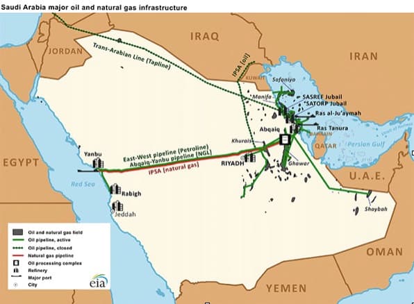 Pasiruošimas karui prieš Iraną II: Kas surengė atakas prieš Saudo Arabijos naftos bendroves? Kodėl apkaltintas Iranas?