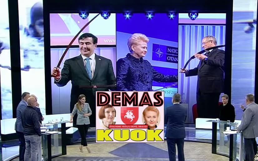 Kremliui nepavyko pasityčioti iš D. Grybauskaitės kardo