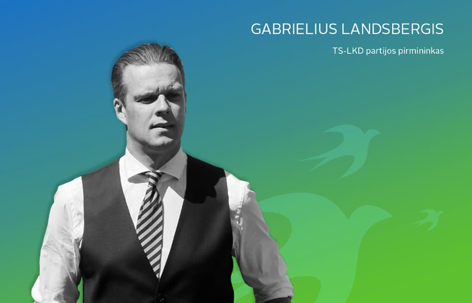 Garsaisuais Lietuvos anūkas – Landsbergių Gabrielius.