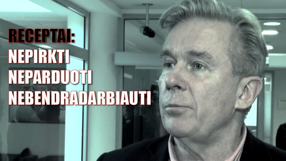 Žmonių partijos atstovas A. Ažubalis.