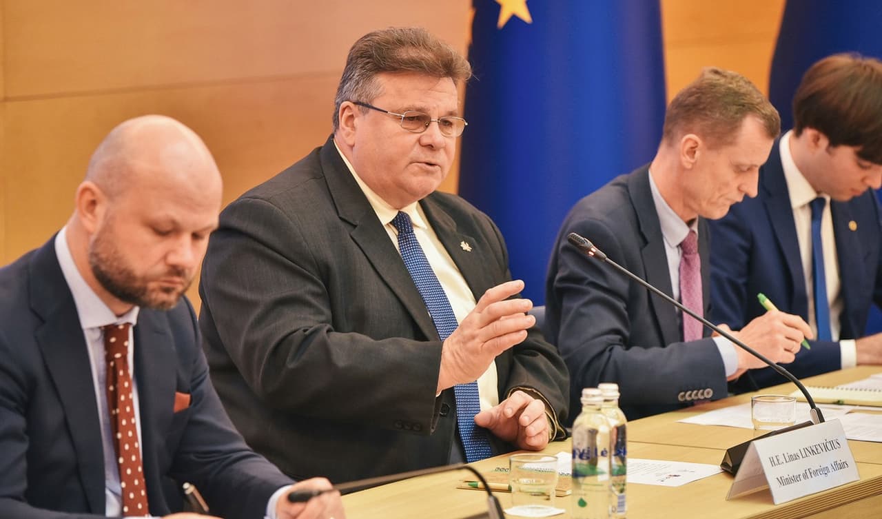 Lietuvos diplomatijos vadovas L. Linkevičius. Nuotr. facebook.com