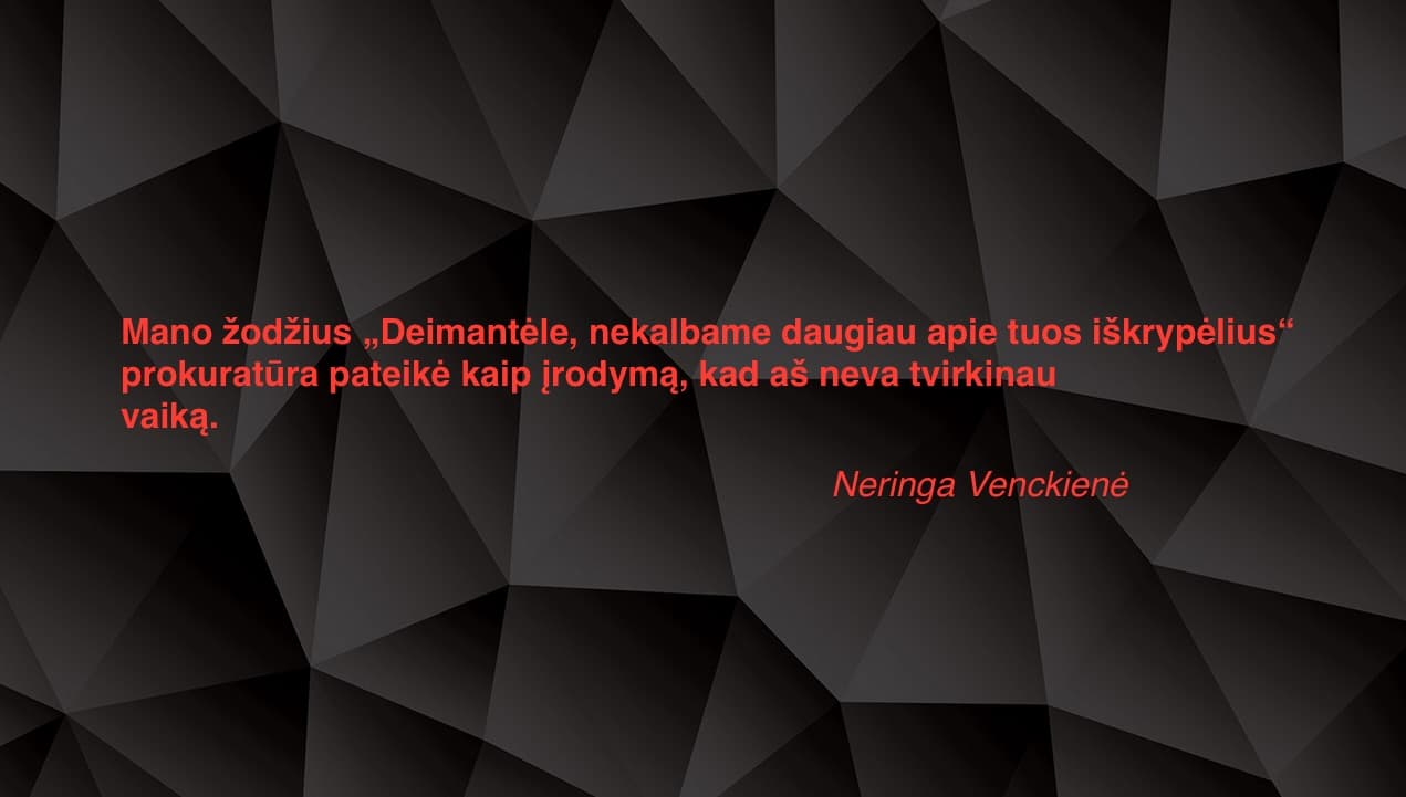 N. Venckienė: ką šneka Kauno apygardos vyr. prokuroras ar koks S. Šebdaras, ar A. Paulauskas, yra visiškos nesąmonės