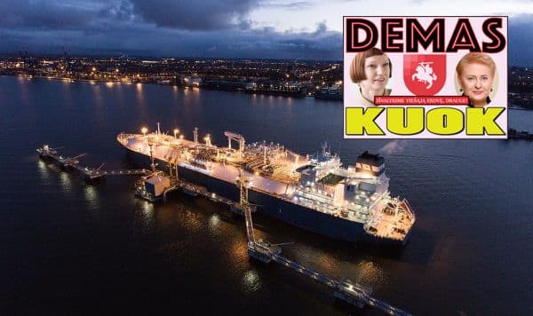DEMASKUOTAS Rusijos skleidžiamas gandas, esą Lietuva parduoda savo energetinės nepriklausomybės simbolį