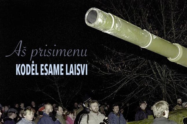 Socialinis istorinės atminties plakatas „Aš prisimenu KODĖL ESAME LAISVI“