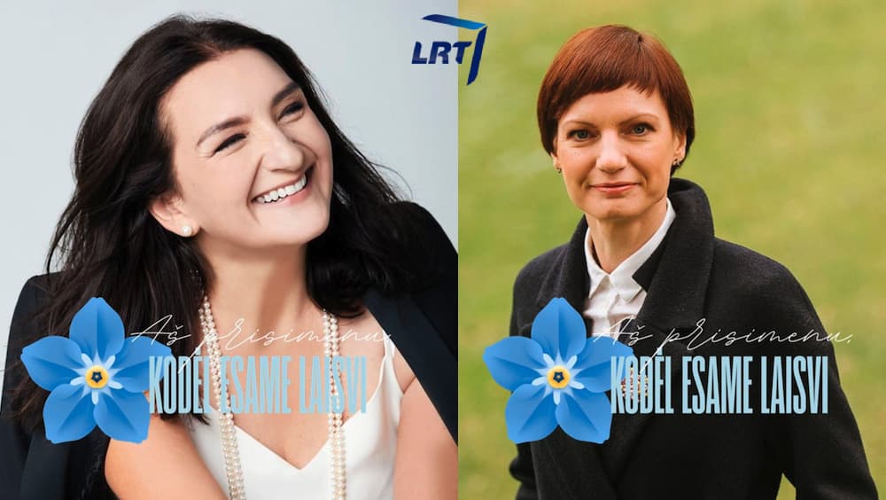 Prieš Sausio 13 moterys visuomeniniusoe tinkluose pasidabino mėlyna gėle ir lozungu ką jos prisimena.