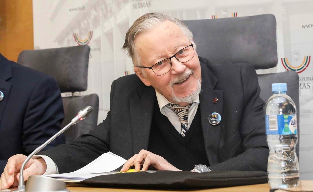 Dviejų sąjūdžių įkūrėjas, buvęs Aukščiausiojo Sovieto pirmininkas, Žmonių partijos patriarchas, prezidentas Vytautas Landsbergis. Nuotr. lrs.lt