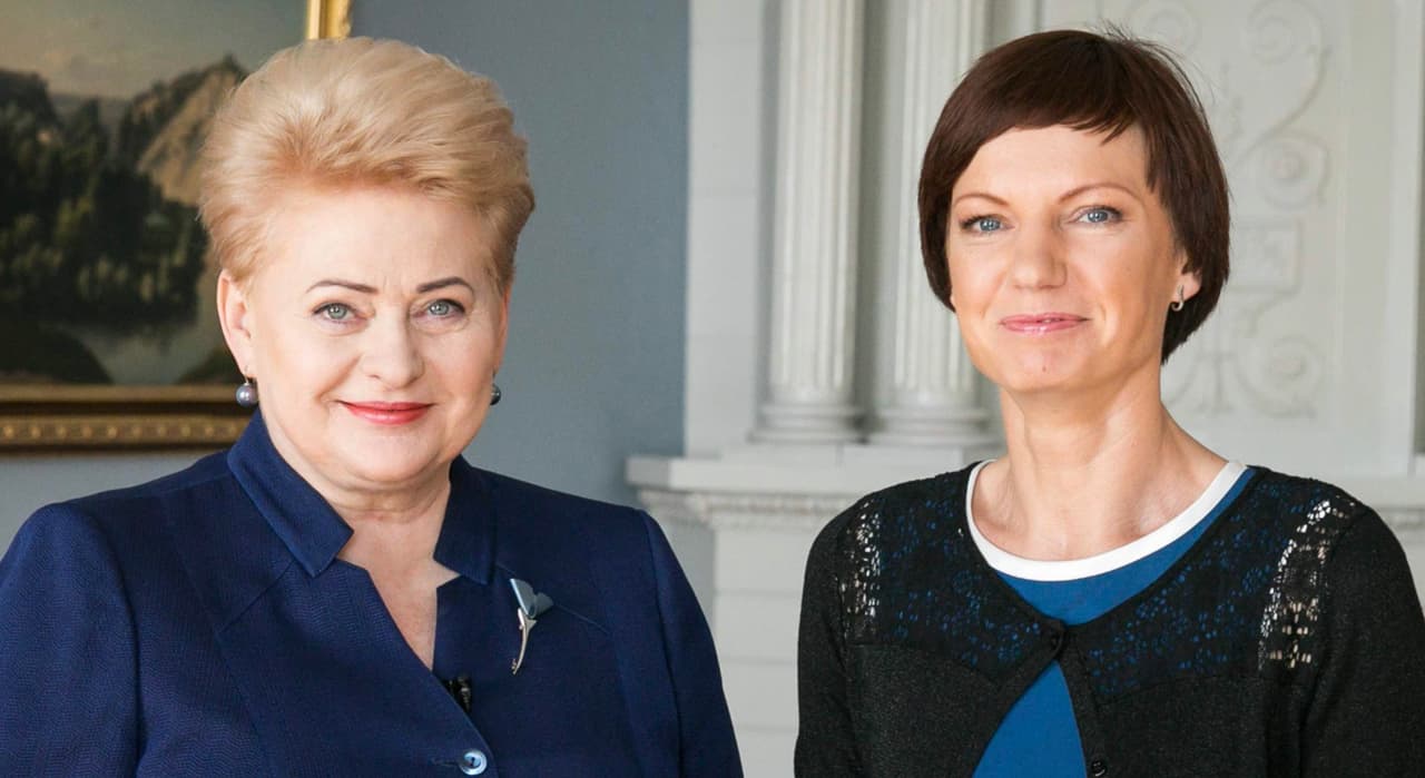 Bendražygės: prezidentė Dalia Grybauskaitė ir valstybinio transliuotojo vadovė Monika Garbačiauskaitė-Budrienė.