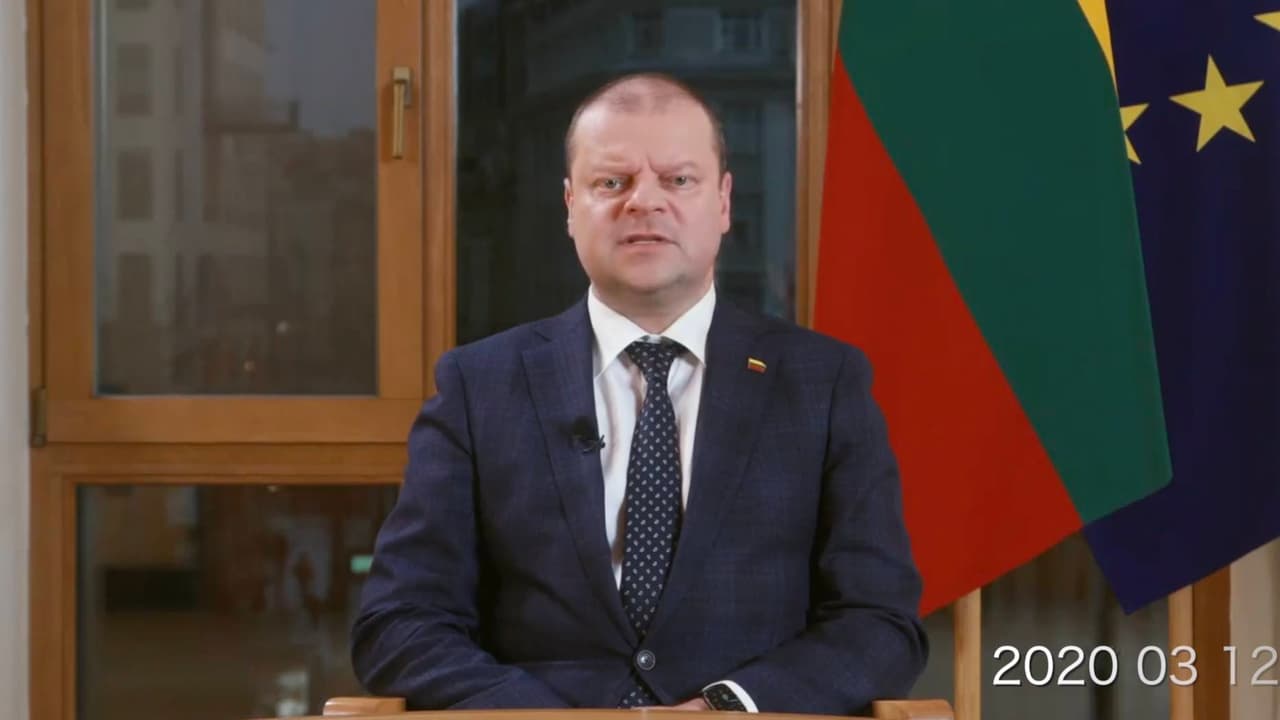 Premjero Sauliaus Skvernelio kreipimasis į naciją