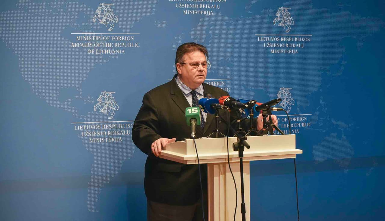 Lietuvos diplomatijos vadovas L. Linkevičius. Nuotr. urm.lt