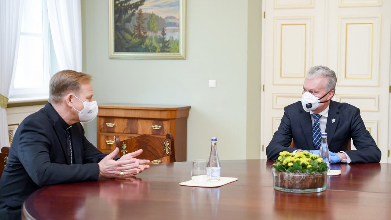 Susitikimo akimirka. Nuotr. prezidentas.lt