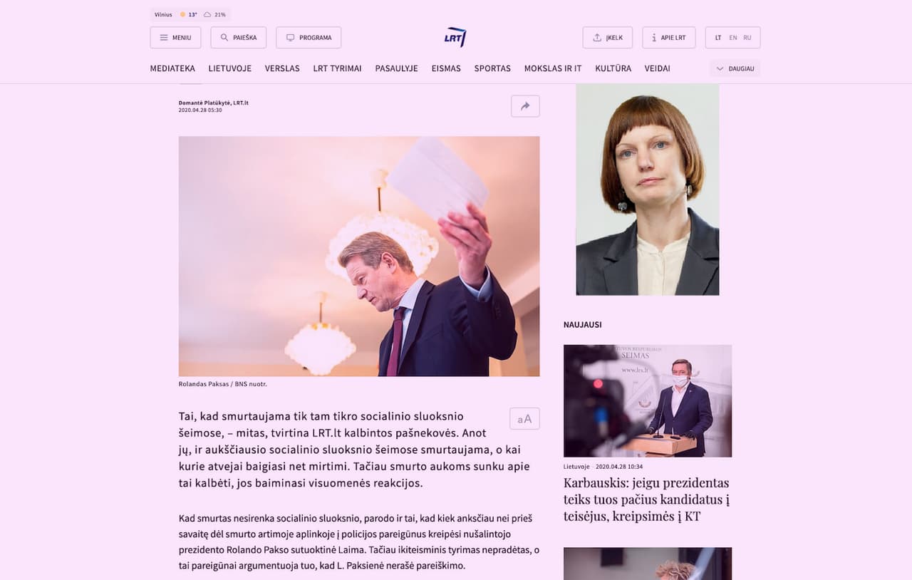 R. Paksas mušė savo žmoną, tačiau jam pavyko išsisukti – policija ikiteisminio tyrimo nepradėjo
