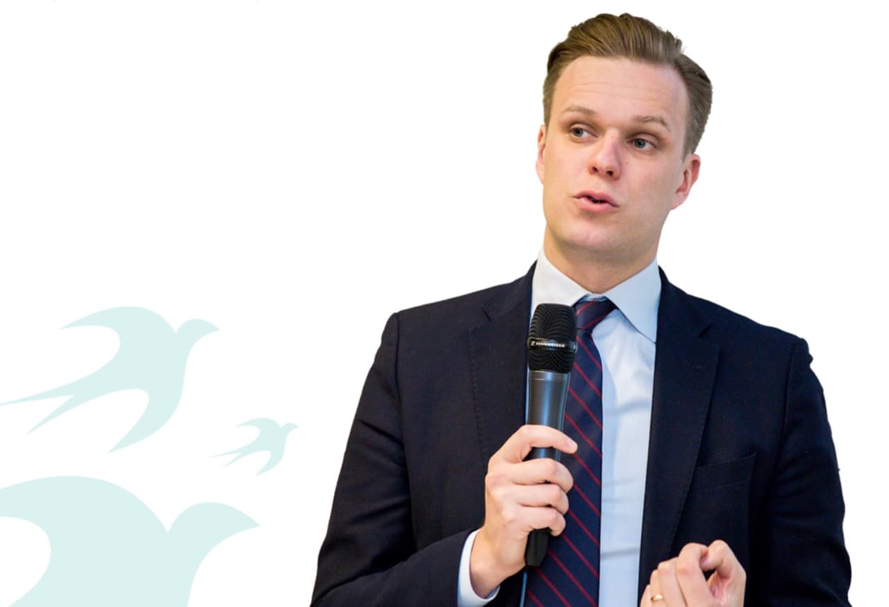 Žmonių partijos lyderis Gabrielius Landsbergis. Nuotr. facebook.com