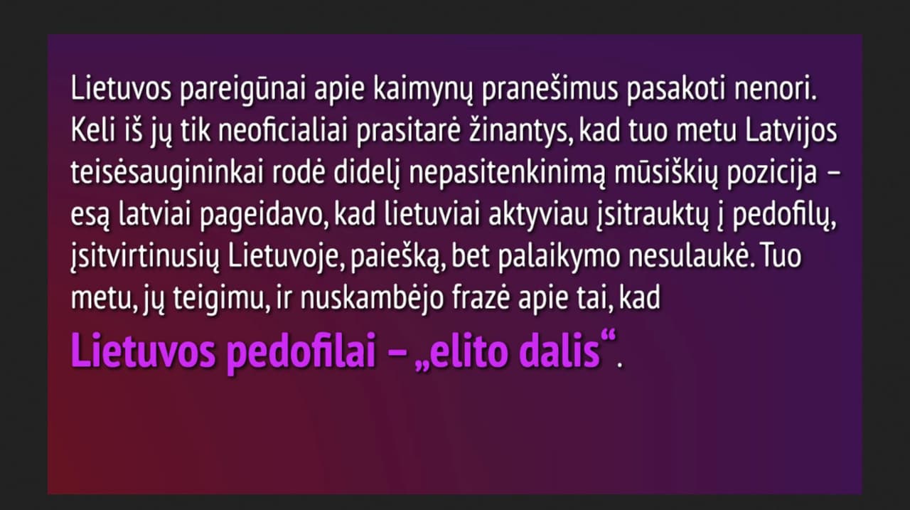 Pedofilai: jie kol kas laimi (I, II, III, IV dalys)