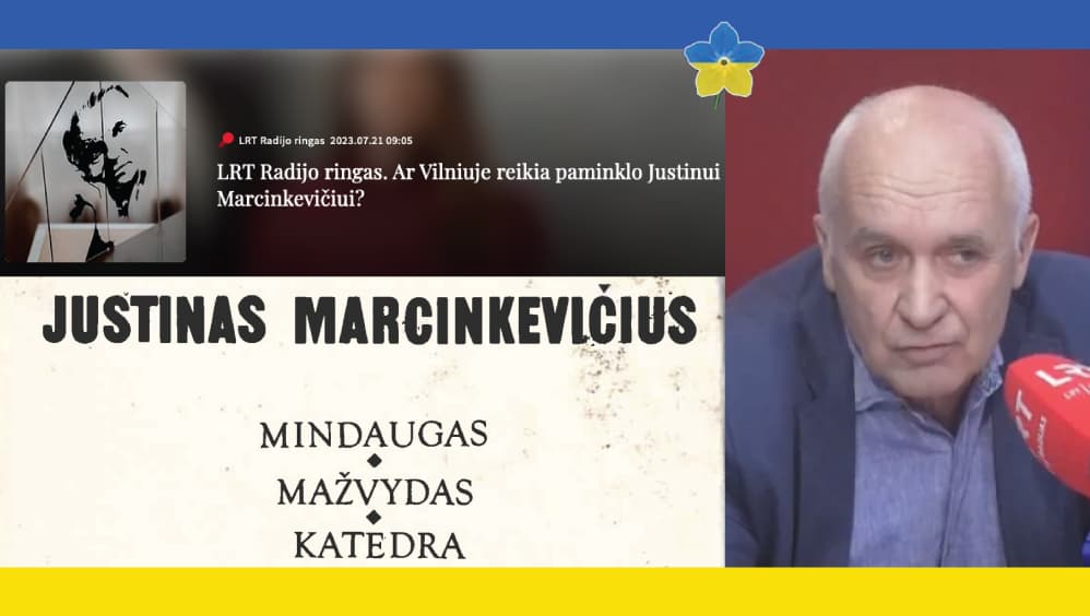 Kol nėra paminklo prezidentui Landsbergiui, svaičioti apie paminklą sovietiniam prisitaikėliui Marcinkevičiui, absurdiška