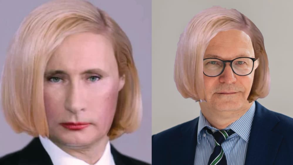 Putinas ir Žalimas (dešinėje).