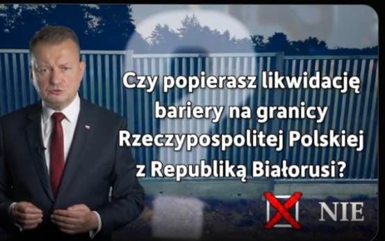 Lenkijoje vyks referendumas dėl tvoros su Baltarusija